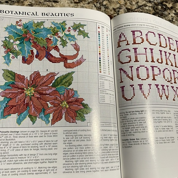 The Stockings Were Hung Embroidery Book with full directions - Picture 11 of 16